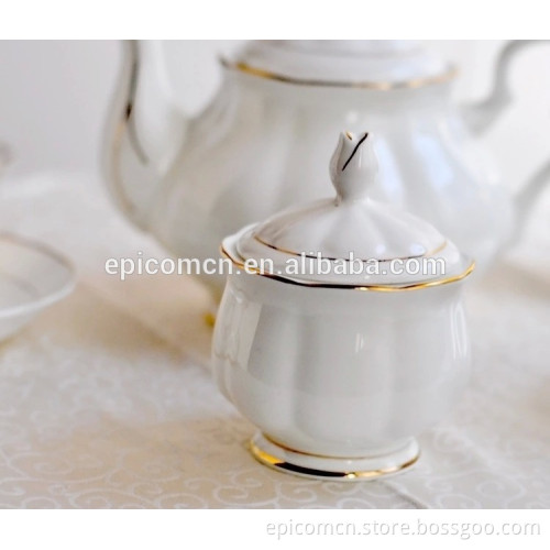 luxury giftware new bone china tea set, fine porcelain tea sets wholesale